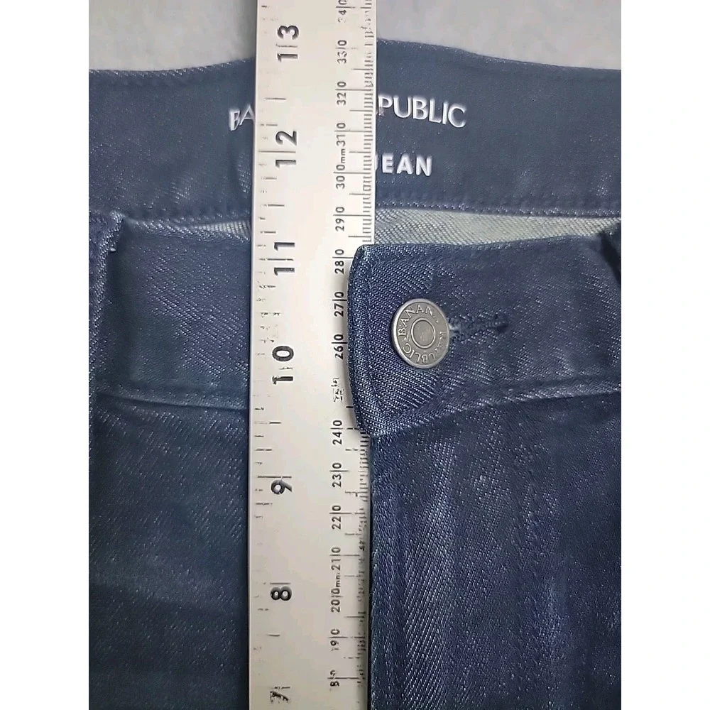 Banana Republic Travel Jeans Mens 32x32‎ Athletic Tapered Stretch Dark Blue NWOT
